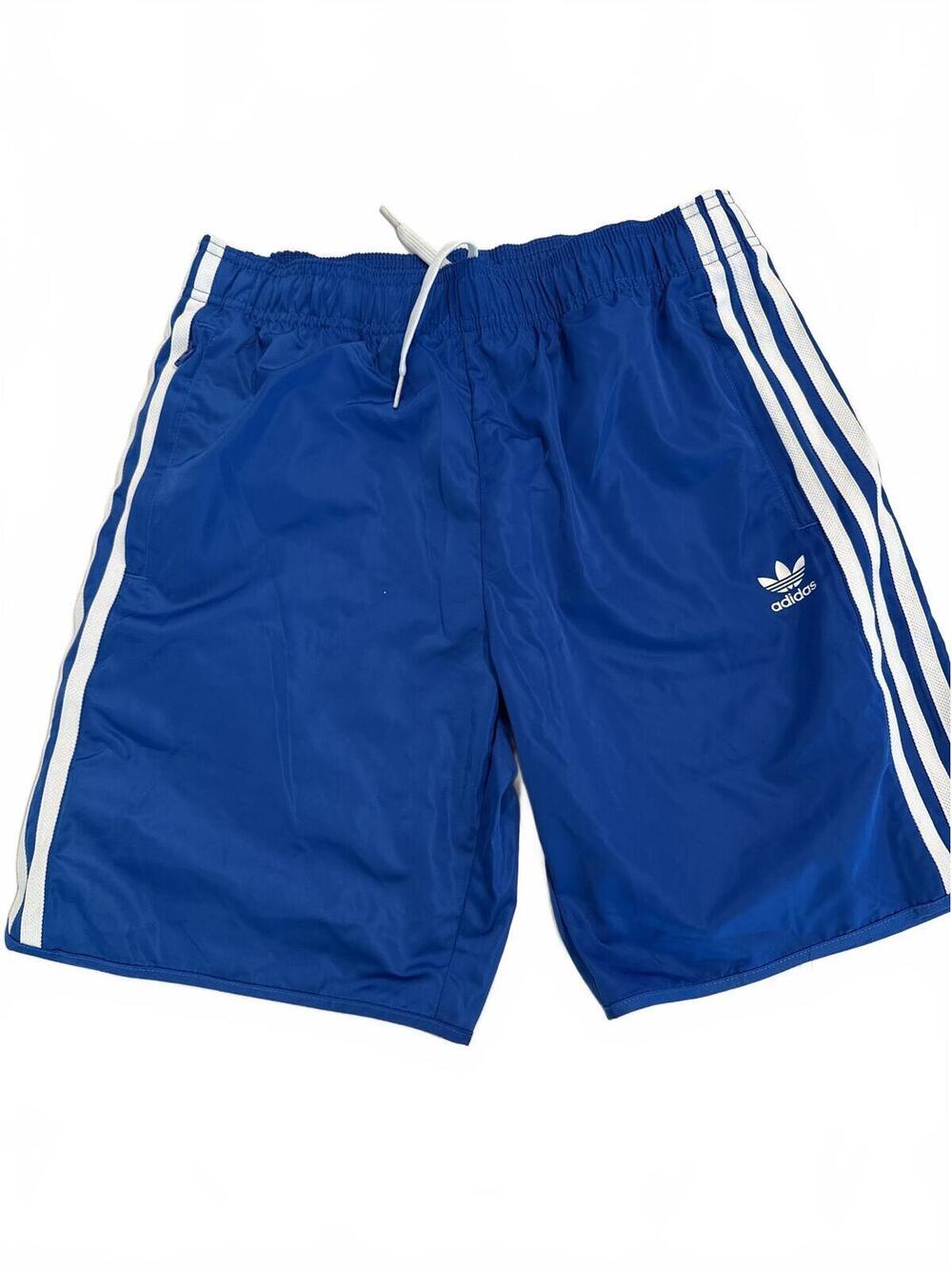 Adidas Blue Track Woven Shorts - Boys XL